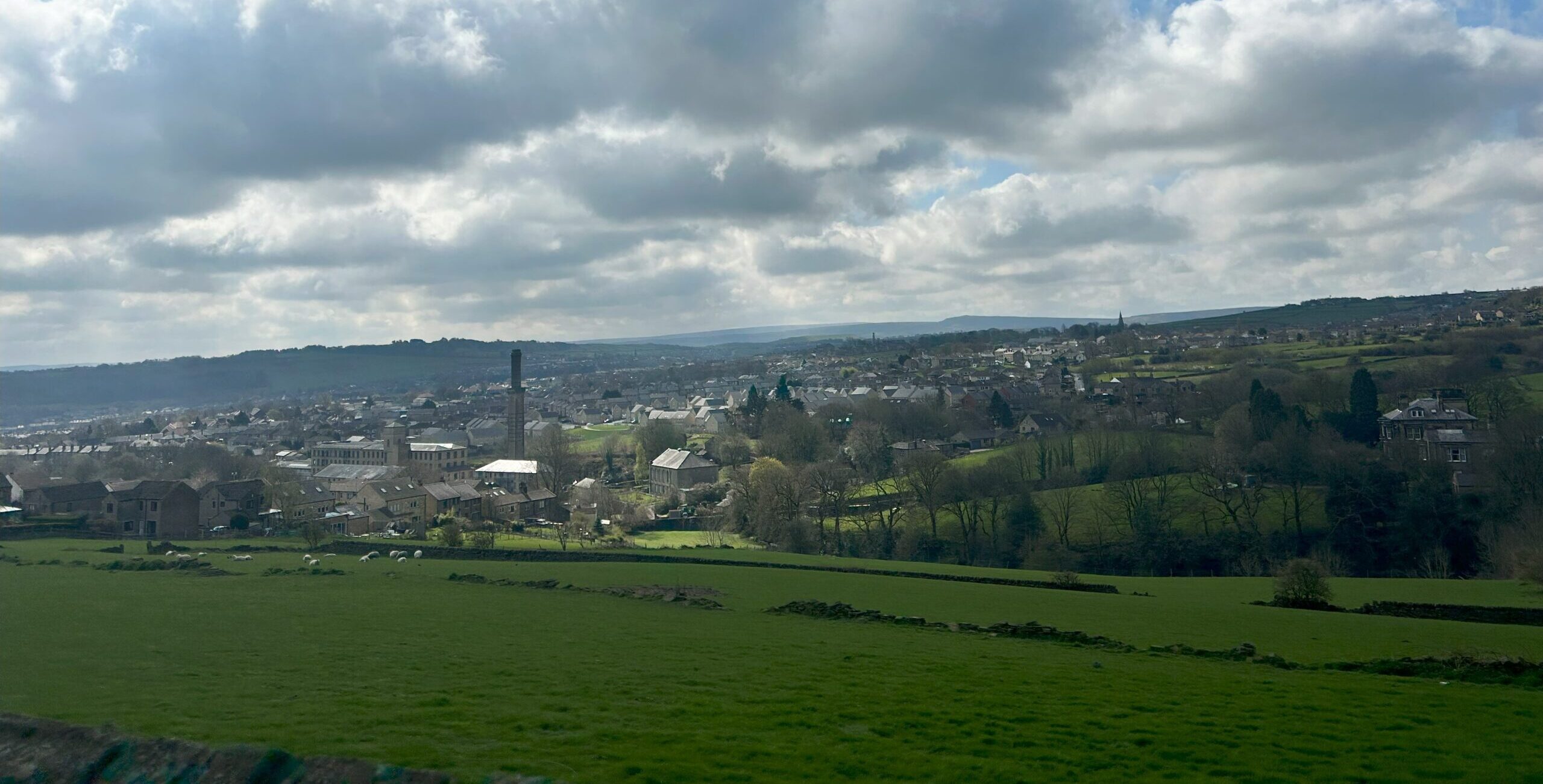 A photograph of a valley in Huddersfield, where VISTA SLT Speech and Language Therapy is based.